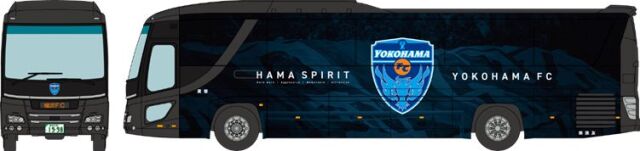 [予約]トミーテック 1/150 (プラスチック製) ザ・バスコレクション　横浜ＦＣチームラッピングバス「ＨＡＭＡＳＰＩＲＩＴ」