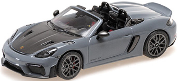 [予約]MINICHAMPS(ミニチャンプス)1/43(ダイキャスト製)ポルシェ スパイダー RS 2023 グレー/ヴァイザッハパッケージ ※再受注