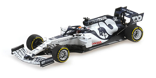 MINICHAMPS(ミニチャンプス) 1/43 スクーデリア アルファタウリ ホンダ AT1 角田裕毅 ヤング ドライバー アブダビ テスト 2020年12月15日