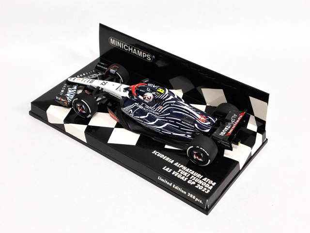 ミニチャンプス1/43 アルファタウリ AT04 角田裕毅2023イギリス スパーク 1/43 スクーデリア アルファタウリ ホンダ AT04 2023