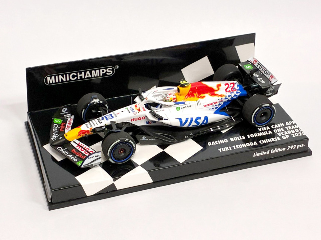 MINICHAMPS(ミニチャンプス) 1/43 (レジン製) ビザ キャッシュ RB F1チーム VCARB 02 角田裕毅 中国GP 2025