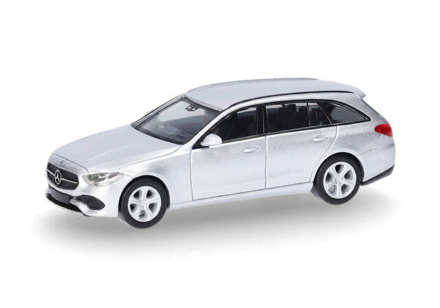 [予約]herpa Cars&Trucks 1/87 (プラスチック製) メルセデス・ベンツ Cクラス Tモデル ハイテックシルバー