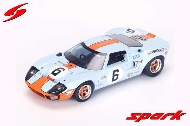 Spark(スパーク) 1/43 (レジン製) Ford GT 40 No.6 Winner 24H Le Mans 1969 J.Ickx／J.Oliver