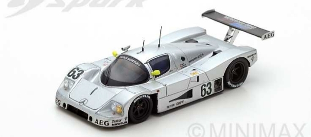 Spark(スパーク) 1/43 (レジン製) Sauber-Mercedes C9 No.63 Winner ル・マン 1989 J. Mass／S. Dickens／M. Reuter
