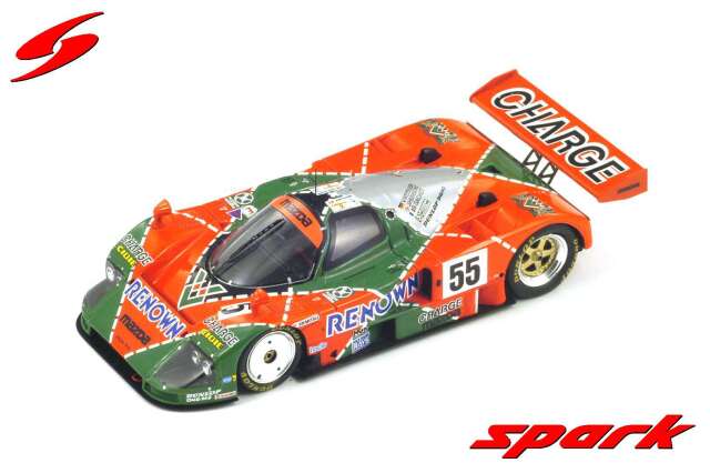 Spark(スパーク) 1/43 (レジン製) Mazda 787 B No.55 Winner 24H Le Mans 1991 V.Weidler J.Herbert B.Gachot
