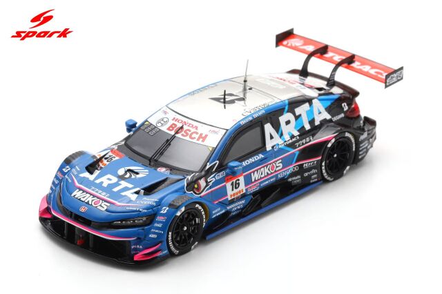 Spark(スパーク) 1/43 (レジン製) ARTA MUGEN CIVIC TYPE R-GT #16 ARTA No.16 GT500 SUPER GT 2025 H.Otsu／R.Sato