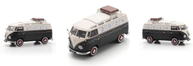 [予約]Schuco(シュコー) 1/43 (レジン製) 1960 VW T1 Bus "Christmas Edition 2026"