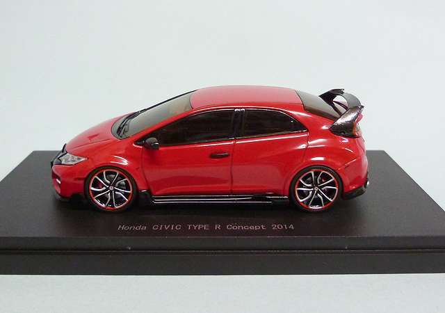 EBBRO (エブロ) 1/43 ☆ホンダ CIVIC TYPE R Concept 2014 レッド ガリバー