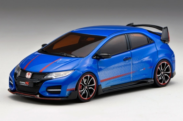EBBRO (エブロ) 1/43 ホンダ シビック タイプR コンセプト 2014　ブルー