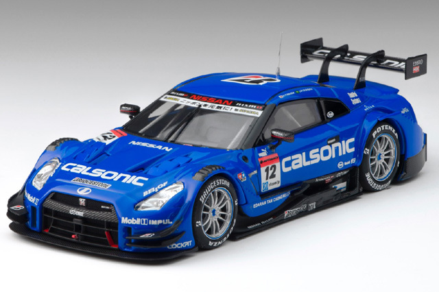 EBBRO (エブロ) 1/43 ★CALSONIC IMPUL GT-R SUPER GT500 2015 Rd.1 Okayama No.12 BLUE