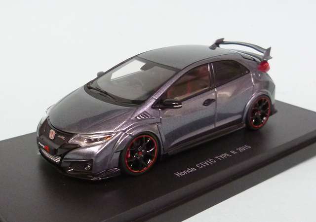 EBBRO (エブロ) ★ 1/43 ホンダ シビック タイプR 2015　ポリッシュドメタルメタリック