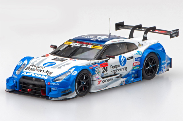 EBBRO (エブロ) 1/43 フォーラムエンジニアリング アドバン GT-R 2016 スーパーGT500 Rd.2 富士 #24 佐々木大樹/柳田真孝