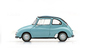 EBBRO (エブロ) 1/43 ☆スバル 360 1958 ブルー ※レジン製 ガリバー
