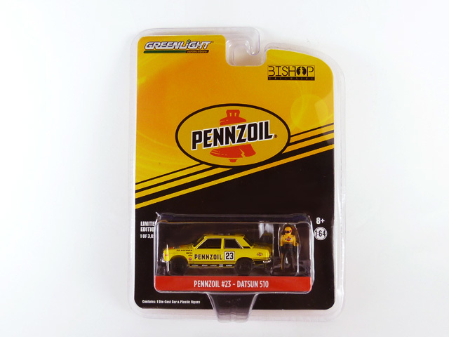 Greenlight(グリーンライト) 1/64 Datsun 510 Pennzoil #23  ※お1人様3個まで