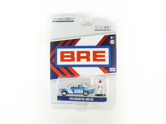 【SALE】Greenlight(グリーンライト) 1/64 1969 ダットサン 510 BRE #68