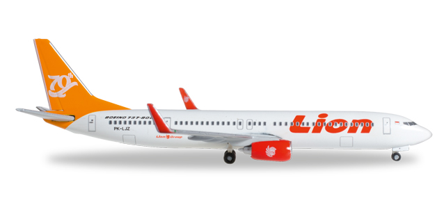 herpa wings 1/500 (ダイキャスト製) 737-900ER ライオンエア "70th 737" PK-LJZ