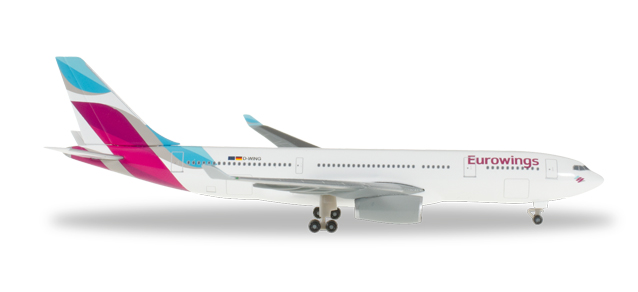 herpa wings 1/500 (ダイキャスト製) A330-200 ユーロウイングス航空