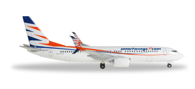 herpa wings 1/500 (ダイキャスト製) 737-800 スマート航空 スプリットシミタールウイングレット OK-TTV