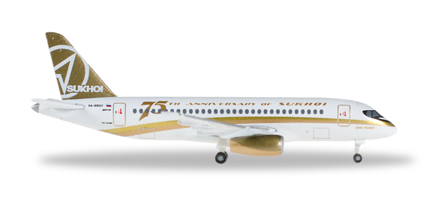 herpa wings 1/500 (ダイキャスト製) SSJ-100 センターサウス航空 "Sukhoi 75th Anniversary"