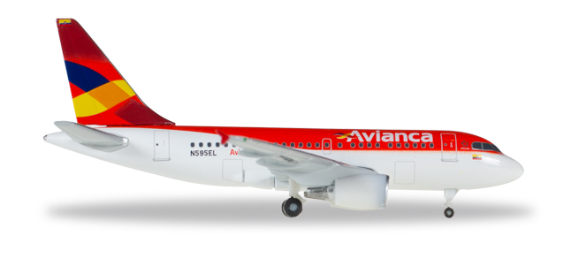 herpa wings 1/500 (ダイキャスト製) A318 アビアンカ航空