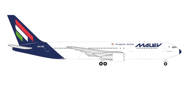 herpa wings 1/500 (ダイキャスト製) 767-300 マレブハンガリー航空 HA-LHC