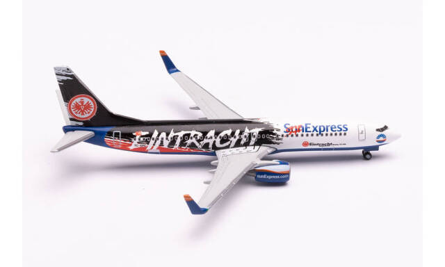 herpa wings 1/500 (ダイキャスト製) 737-800 サン エキスプレス “Eintracht Frankfurt - SGE Express” TC-SPC