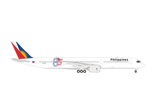 [予約]herpa wings 1/500 (ダイキャスト製) A350-1000 フィリピン航空  "85 Years" RP-C3510