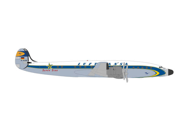 [予約]herpa wings 1/500 (ダイキャスト製) L-1649A ルフトハンザ航空 D-ALAN