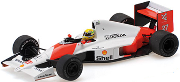 [予約]MINICHAMPS(ミニチャンプス) 1/43 (レジン製) マクラーレン ホンダ MP4/5B アイルトン・セナ 1990 ワールドチャンピオン ウェザリング仕様 ※再受注