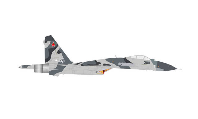herpa wings 1/200 Su-27SM デモンストレイター #305 ブラック