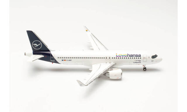 herpa wings 1/200 A320neo ルフトハンザ航空 “Lovehansa” “Lingen” D-AINY