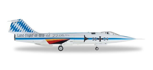 herpa wings 1/72 F-104G ドイツ空軍 WTD 61 Last Flight 98+04