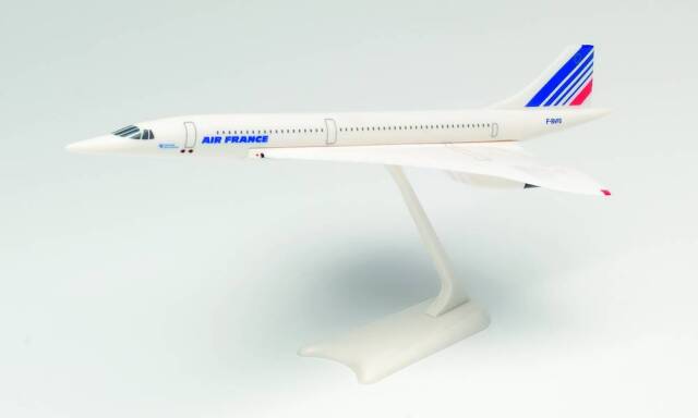 herpa wings 1/250 (プラスチック製) Concorde エールフランス航空 F-BVFB ※スナップフィット