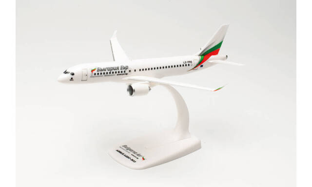 herpa wings 1/200 (プラスチック製) A220-300 ブルガリア航空 LZ-PRG ※スナップフィット