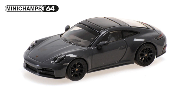 MINICHAMPS64(ミニチャンプス64) 1/64 (ダイキャスト製) ポルシェ 911 (992.2) カレラ 2025 グレー