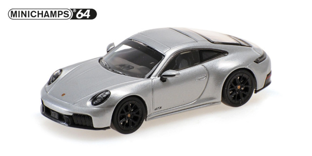[予約]MINICHAMPS64(ミニチャンプス64) 1/64 (ダイキャスト製) ポルシェ 911 (992.2) カレラ GTS 2025 グレーメタリック
