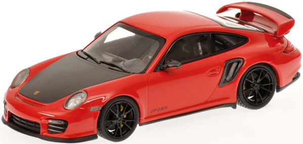 [予約]MINICHAMPS(ミニチャンプス) 1/64 (ダイキャスト製) ポルシェ 911 (997.2) GT2 RS 2010 レッド/ブラックホイール