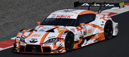 Spark(スパーク) 1/64 au TOM'S GR Supra TGR TEAM au TOM'S No.1 GT500 SUPER GT 2025 S.Tsuboi／K.Yamashita