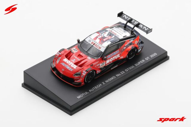 Spark(スパーク) 1/64 (ダイキャスト製) MOTUL AUTECH Z NISMO No.23 GT500 SUPER GT 2025 K.Chiyo／M.Takaboshi