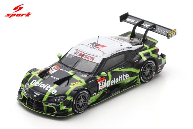 Spark(スパーク) 1/64 (ダイキャスト製) Deloitte TOM'S GR Supra TGR TEAM Deloitte TOM'S No.37 GT500 SUPER GT 2025 U.Sasahara／G.Alesi
