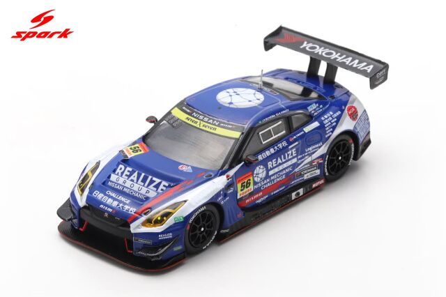 Spark(スパーク) 1/64 (ダイキャスト製) REALIZE NISSAN MECHANIC CHALLENGE GT-R KONDO RACING No.56 GT300 SUPER GT 2025 J-Paulo Oliveira／K.Hirate