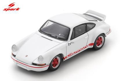 [予約]Spark(スパーク) 1/64 (ダイキャスト製) Porsche 911 2.8 RSR (White with red stripe)