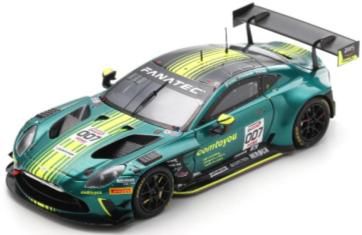 Spark(スパーク) 1/64 (ダイキャスト製) Aston Martin Vantage AMR GT3 EVO No.007 Comtoyou Racing Winner 24H Spa 2024 M.Drudi／N.Thiim／M.Sørensen