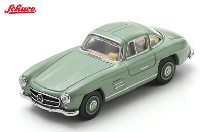 [予約]Schuco(シュコー) 1/64 (ダイキャスト製) 1954 Mercedes-Benz 300 SL, green