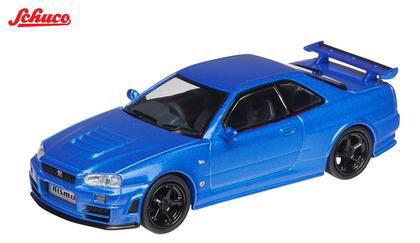 [予約]Schuco(シュコー) 1/64 (ダイキャスト製) 2005 Nismo R34 GT-R Z-Tune, blue