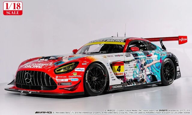 [予約]グッドスマイルレーシング 1/18 (レジン製) グッドスマイル 初音ミク AMG 2026 開幕戦Ver.