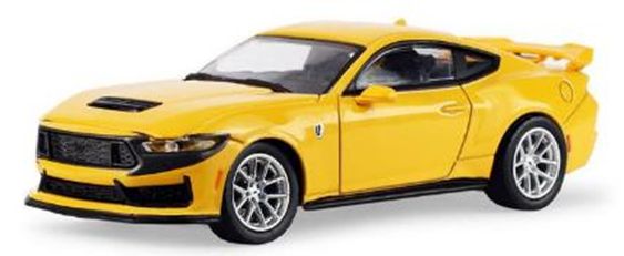 [予約]グリーンライト 1/64 (ダイキャスト製) 2024 フォード マスタング ダークホース  イエロースプラッシュメタリック ※並行輸入品