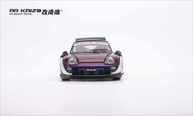RWB993 AR KAIZO チェイスカー(特別仕様モデル) ブラウンゴールド AR KAIZO 1/64 (ダイキャスト製) RWB 993 ARMY GIRL