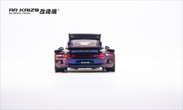 RWB993 AR KAIZO チェイスカー(特別仕様モデル) ブラウンゴールド AR KAIZO 1/64 (ダイキャスト製) RWB 993 ARMY GIRL