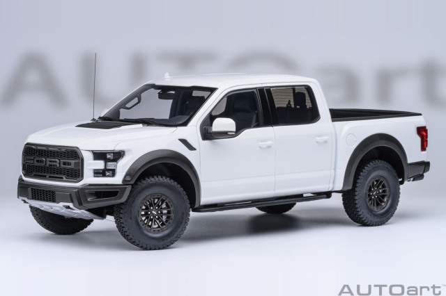 [予約]AUTOart (オートアート) コンポジットダイキャストモデル 1/18 (ダイキャスト製) フォード F-150 ラプター スーパークルー 2019 （ホワイト）